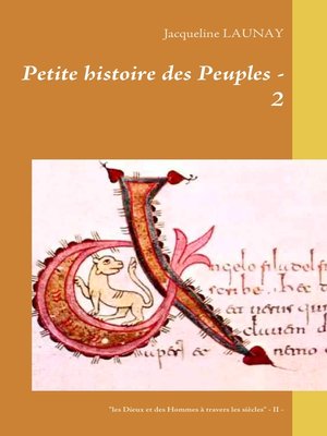 cover image of "les Dieux et des Hommes à travers les siècles"--II -